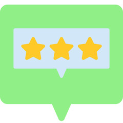 Obraz premium Review icon vector illustration