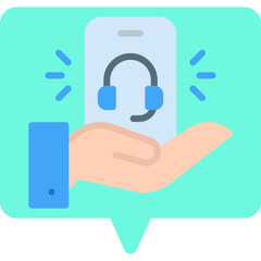 Smartphone Support icon vector illustration