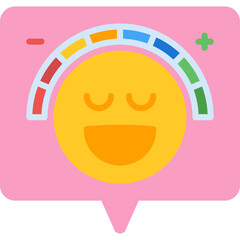 Attitude icon vector illustration