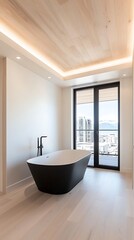 Modern Penthouse Bath View