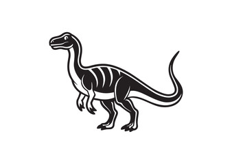 Obraz premium Dinosaur vector, Dinosaur Icon, silhouette Of A Dinosaur