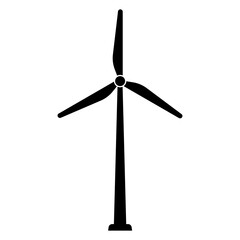 Wind Turbine icon. Eolic energy icon, wind energy icon.