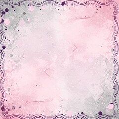 Fototapeta premium pink floral frame