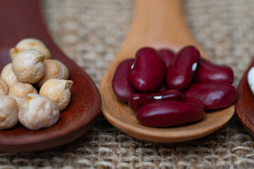 background of legumes
