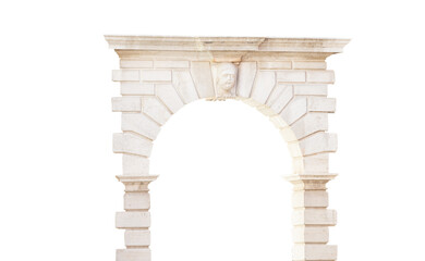 stone arch isolated