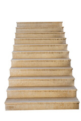 stone steps isolated