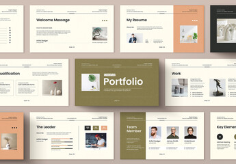 Creative Resume Portfolio Template for Designers