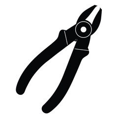 Isolated Wire Cutter on White Background