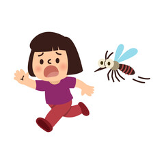 mosquito bite. dengue fever concept