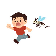mosquito bite. dengue fever concept