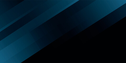 Modern black blue abstract background. Minimal. Color gradient. Dark. Web banner. Geometric shape. 3d effect. Lines stripes triangles. vector illustration