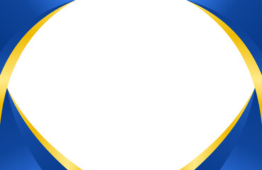 Modern Abstract Blue and Gold Wave Background. Modern border and frame design. Suitable for Invitations, certificates, awards, templates, banners, posters, cards, and more.