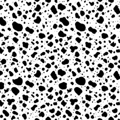 Seamless pattern of spotted skin on a white background spots 