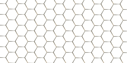 Abstract white hexagonal square digital grid pattern background with hexagons. modern hexagon polygonal technology vector. seamless bright white abstract honeycomb science digital texture background.	