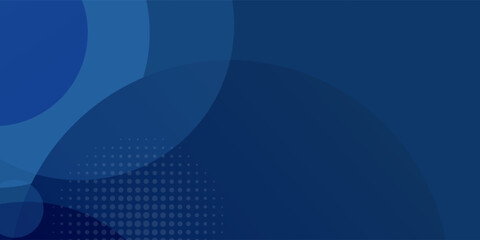 Abstract geometric blue and dark navy color background with circle shape. Vector  illustration Modern blue abstract background  the look of stainless steel  circular lines on a blue background