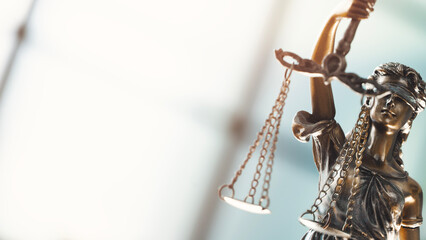 Scales of Justice symbol, legal and law concept