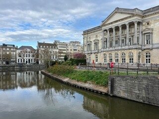 Obraz premium landscape in Ghent, Belgium