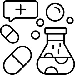 Pharmaceutical Icon Vector Element