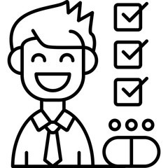 Prescription Icon Vector Element