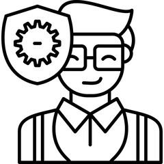 Administrator Icon Vector Element