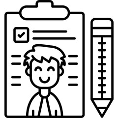 Recruitment Icon Vector Element