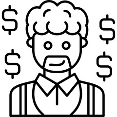 Employee Icon Vector Element