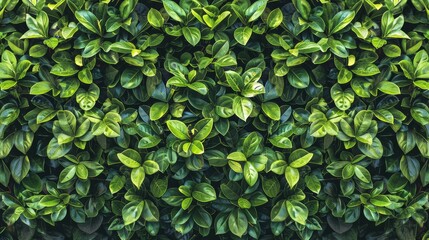 Fototapeta premium Organic Greenery Symphony Intricate Macro View of Lush Foliage, Tranquil Natural Beauty in Monochromatic Shades of Green - Perfect for Wall Art, Branding, and Editorial Use