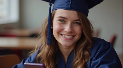 portrait of a female graduate