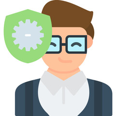 Administrator Icon Vector Element