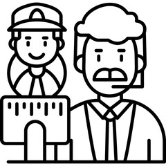 Call Center Icon Vector Element