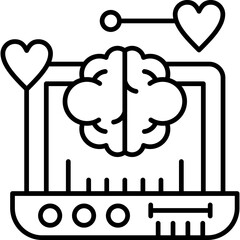 Mind Icon Vector Element