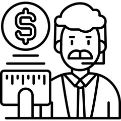 Earning Icon Vector Element