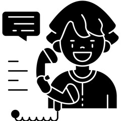 Phone Call Icon Vector Element