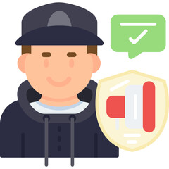 Communication Icon Vector Element