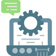 Obraz premium Automated Icon Vector Element