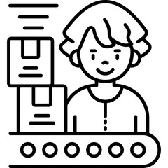 Manufacturing Icon Vector Element