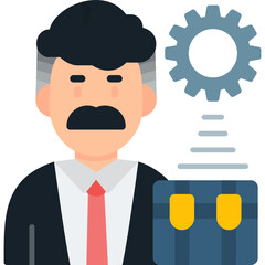 Management Icon Vector Element