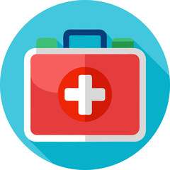 Obraz premium first aid kit icon