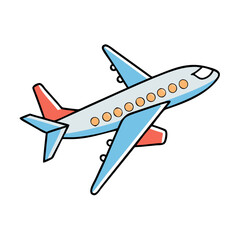 airplane icon, airplane vector illustration-simple illustration of airplane, perfect for airplane logos and icons