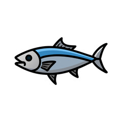albacore tuna icon, albacore tuna vector illustration-simple illustration of albacore tuna, perfect for albacore tuna logos and icons