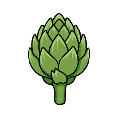 artichoke icon, artichoke vector illustration-simple illustration of artichoke, perfect for artichoke logos and icons
