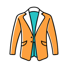blazer icon, blazer vector illustration-simple illustration of blazer, perfect for blazer logos and icons