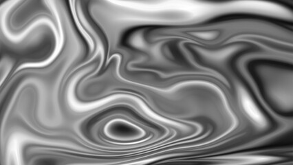 Liquid metal mercury silver ripples abstract background