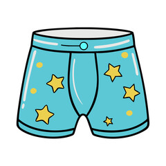 boxer shorts icon, boxer shorts vector illustration-simple illustration of boxer shorts, perfect for boxer shorts logos and icons