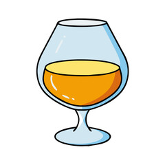 brandy snifter icon, brandy snifter vector illustration-simple illustration of brandy snifter, perfect for brandy snifter logos and icons