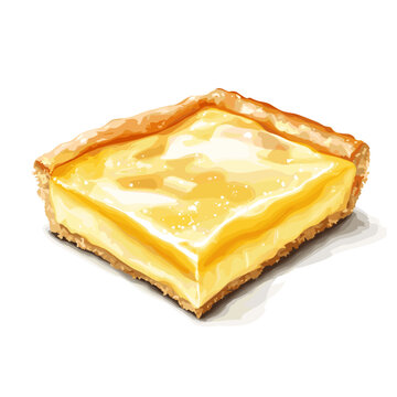 Gooey Butter Cake Slice &ndash; St. Louis Dessert Classic