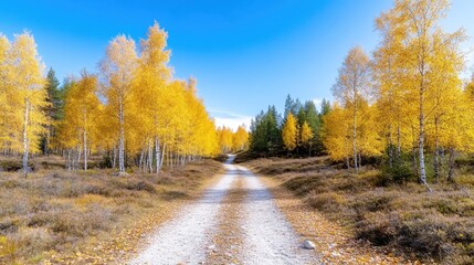 Fototapeta premium Autumnal Forest Path