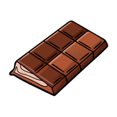 chocolate bar icon, chocolate bar vector illustration-simple illustration of chocolate bar, perfect for chocolate bar logos and icons