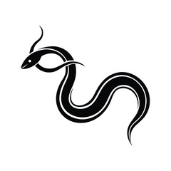 snake tattoo vector
