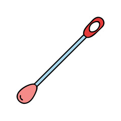 cocktail stirrer icon, cocktail stirrer vector illustration-simple illustration of cocktail stirrer, perfect for cocktail stirrer logos and icons